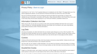 LSI Tools Login