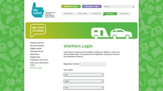 Workers Login - MyLeaveMyLeave