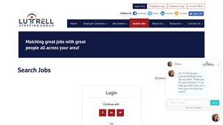 Luttrell Staffing Group | Please Login