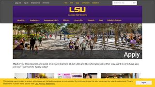 Apply - Louisiana State University