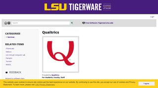 Qualtrics - LSU TigerWare Online - Louisiana State University