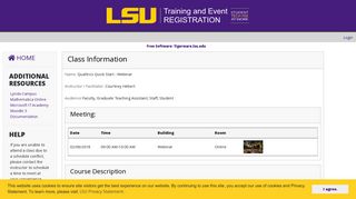 Qualtrics Quick Start - LSU Training and Event Registration