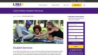 Online Student Services | LSUS Online
