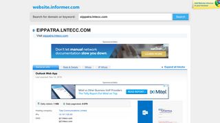 eippatra.lntecc.com at WI. Outlook Web App - Website Informer