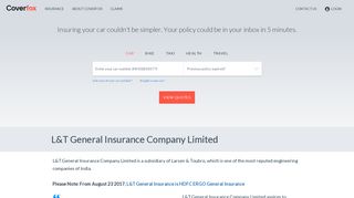 L&T General Insurance Company LTD| Renew Insurance Online ...
