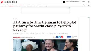 LTA turn to Tim Henman to help plot pathway for world-class players to ...