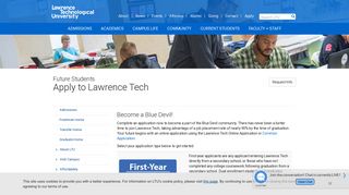 Admissions - Apply to Lawrence Tech