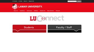 LU Connect Log in - Lamar University