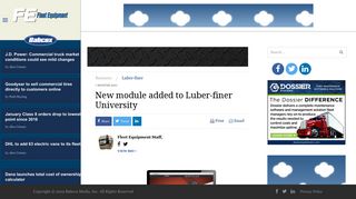 New module added to Luber-finer University