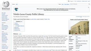 Toledo-Lucas County Public Library - Wikipedia
