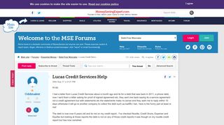 Lucas Credit Services Help - MoneySavingExpert.com Forums