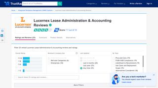 Lucernex Lease Administration & Accounting Reviews & Ratings ...