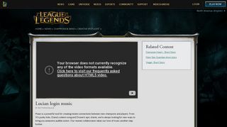 Lucian login music | League of Legends