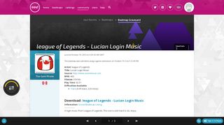 league of Legends - Lucian Login Music · forums · community | osu!