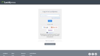 Login and Registration | Lucidpress