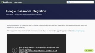Google Classroom Integration – Lucidpress