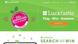 Home | Lucktastic Games | Play, Win, Redeem!