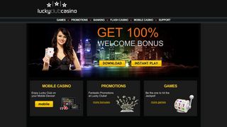 Mobile Casino - Lucky Club Casino