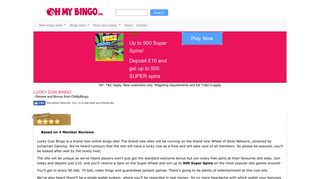 Lucky Cow Bingo | up to 500 Free Super Spins | Spin The Super Wh