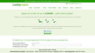 Apply For A Short Term Payday Loan Online - Lucky Loans