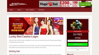 Lucky Red Casino—Login - Red Casinos