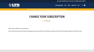 Change Your Subscription – LUCKY TACKLE BOX