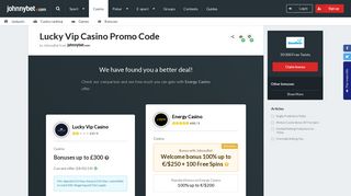 Lucky Vip Casino Promo Code 2019 - Up To £150 Bonus - Review