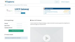 LUCY Gateway Reviews and Pricing - 2019 - Capterra