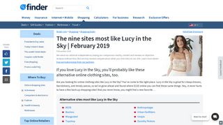 9 sites like Lucy in the Sky | finder.com