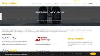 Lufthansa Cargo Group - time:matters