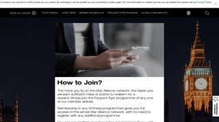 Join a Frequent Flyer Program - UK - Star Alliance