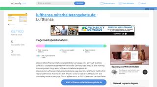 Access lufthansa.mitarbeiterangebote.de. Lufthansa