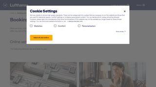 Booking services - Lufthansa