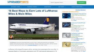 17 Best Ways to Earn Lots of Lufthansa Miles & More Miles [2019]
