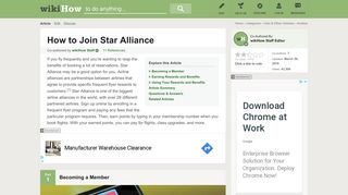 How to Join Star Alliance: 9 Steps (with Pictures) - wikiHow