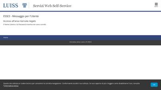 Accedi a Web Self Service - Cineca