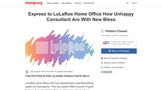 Express to LuLaRoe Home Office How Unhappy ... - Change.org