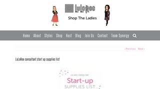 LuLaRoe consultant start up supplies list - LuLaRoe Kirsten Ott
