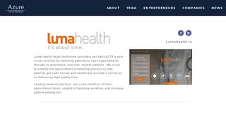 Luma Health — Azure
