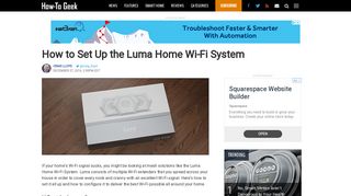 How to Set Up the Luma Home Wi-Fi System