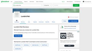 Lumbini Net Reviews | Glassdoor