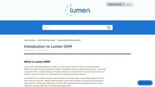 Introduction to Lumen OHM – Lumen Learning