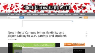 New Infinite Campus brings flexibility and dependability to W.P. ...