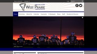 West Prairie High School: Home