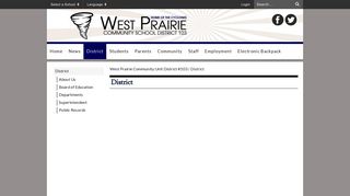 District - West Prairie Community Unit District #103