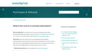 What is the cost of a Lumosity subscription? – Help Center Home