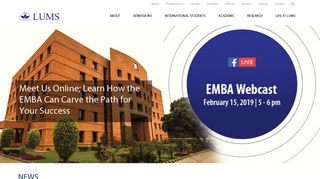 Welcome to LUMS | LUMS