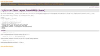 Login from a Client to your Luna HSM (optional) - Amazon AWS