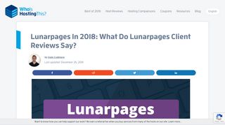 Lunarpages In 2019: What Do Lunarpages Client Reviews Say?