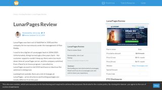 LunarPages Hosting Review: We Cancelled Our Lunarpages Account ...